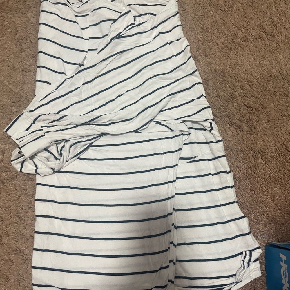We The Free Navy and White Striped Top